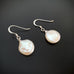 Freshwater Coin Pearl Earrings