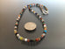 4mm multi stone necklace