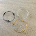 Metallic Stretch Bangle Bracelet in Gold, Silver and Gunmetal