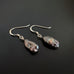Grey Baroque Biwa Pearl Earrings