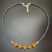 Gem Nugget Necklace in Burnt Yellow