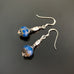 Gem Nugget Earrings in Cornflower Blue