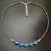 Gem Nugget Necklace in Cornflower Blue