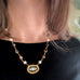 one of a kind hand painted necklace, dove spirit theme