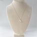 simple tear drop crystal pendant, bridal and prom jewelry