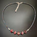 Gem Nugget Necklace in Raspberry Creme