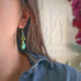 Teardrop Earrings Medium Length in Turquoise