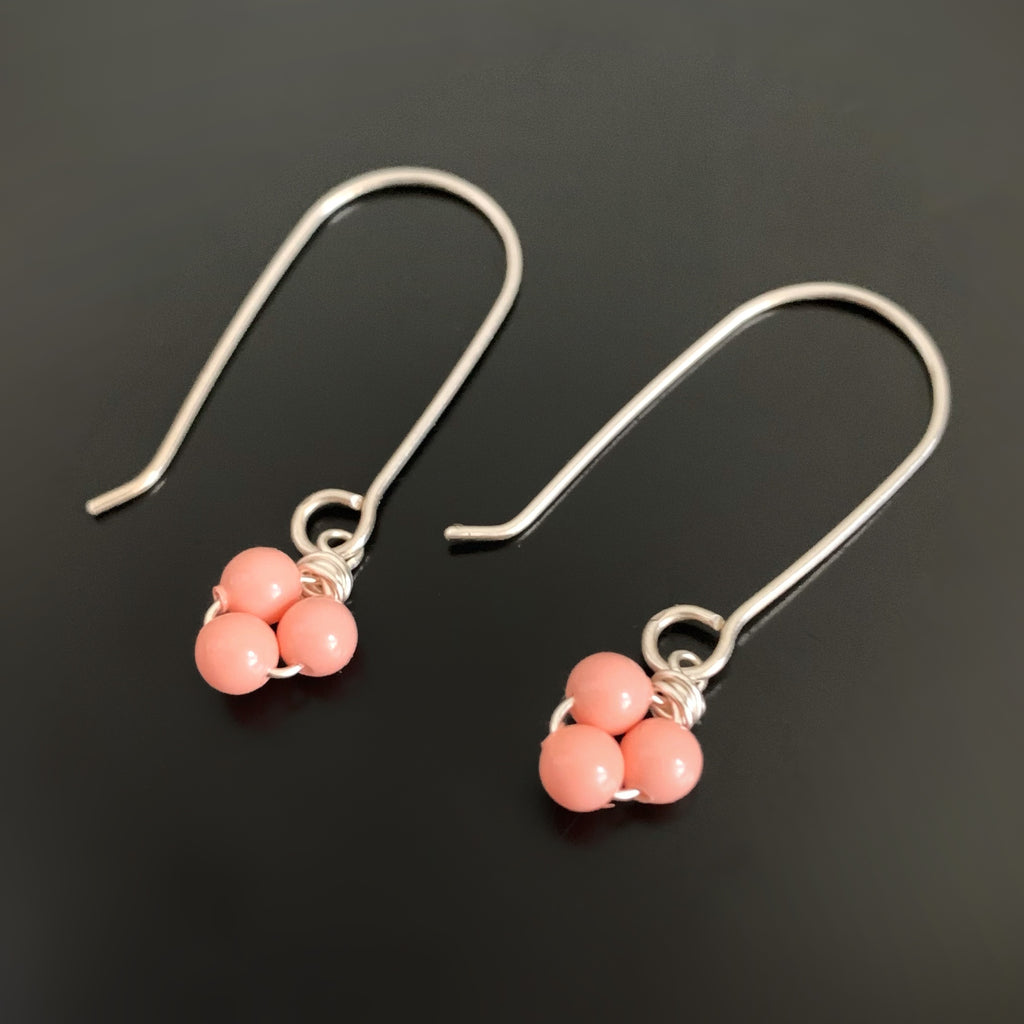 Coral colored earrings hotsell