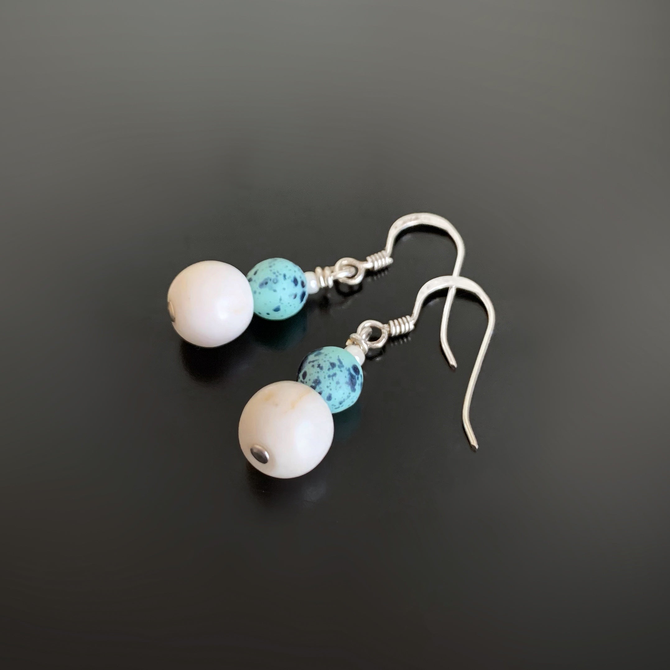 Howlite earrings sale
