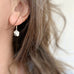 small sterling silver drop earrings.  handmade in USA