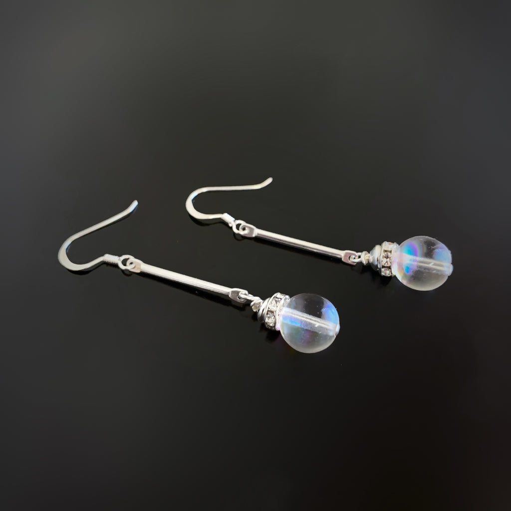 bubble glass earrings 