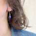 teardrop shape lapis lazuli earrings